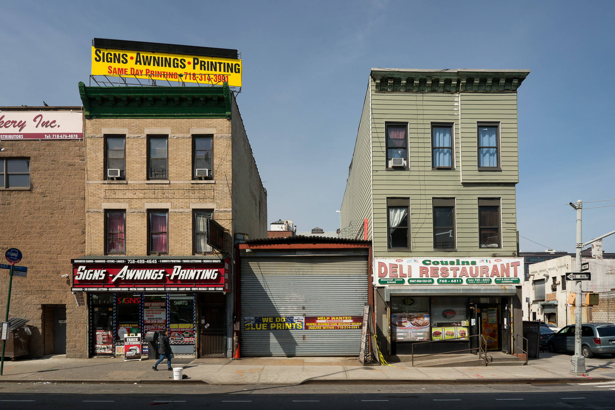 Photograph: 3rd Ave. Corridor, Untitled (deli and signs), 2020