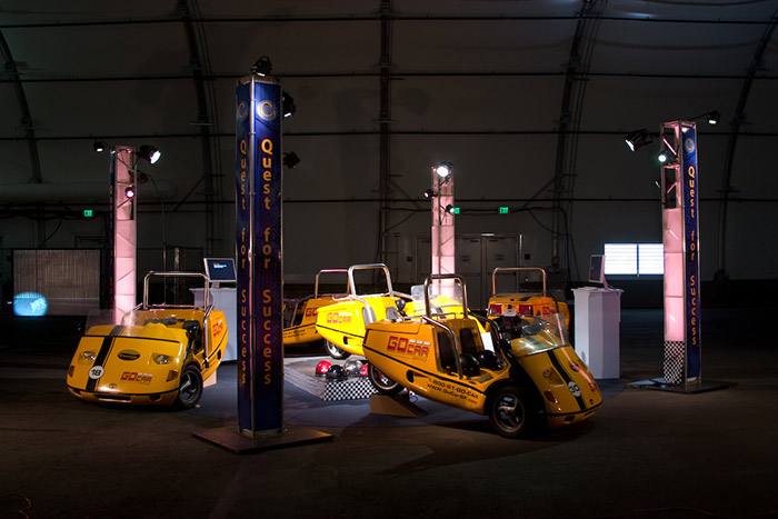 Photo of the Quest installation at the ISEA Pavillion.