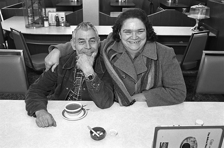Friends at the Diner, Athens Mall.